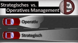 Strategisches und operatives Management – Unterschied verstehen in 50 Sekunden [upl. by Aenel]