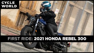 2021 Honda Rebel 300  First Ride [upl. by Koby]