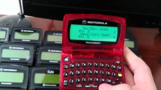 Motorola Talkabout T900 2way pager review [upl. by Brathwaite2]