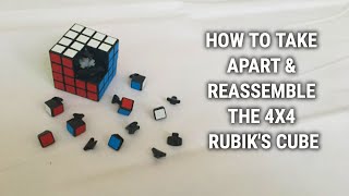 How to Take Apart amp Reassemble ANY 4x4 Rubiks Cube  Easiest way [upl. by Tillio]