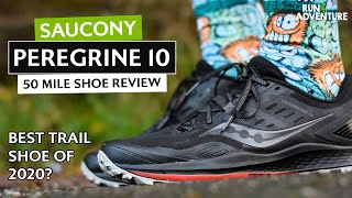 SAUCONY PEREGRINE 10 Shoe Review  Run4Adventure [upl. by Glori214]