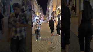 Nightlife in Baixa Lisbon Portugal [upl. by Winson]