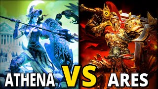 Ares VS Athena Who Is More POWERFUL  Mythology Wars [upl. by Morice]