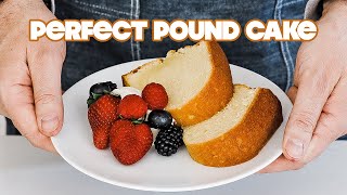 Classic Homemade Pound Cake Recipe  Homemade Whipped Cream and Fresh Berries [upl. by Erhard]