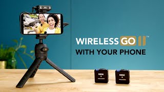 Using The Wireless GO II With Your Smartphone  Sounds Simple [upl. by Ebberta]