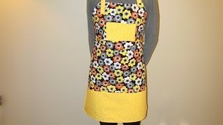 How to Sew an Apron DIY [upl. by Adnileb778]