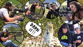 Ground Squirrel Hunting at 250 YARDS with Airgunning Legends [upl. by Namia399]