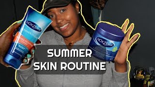 Noxzema Ultimate Clear  Summer Skin Routine 2018 [upl. by Ludwigg]