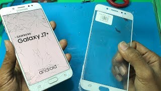 Samsung J7 plus touch glass replacement [upl. by Proctor]