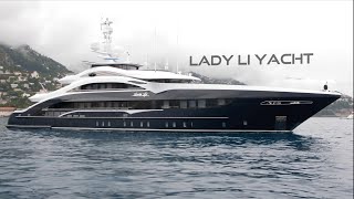 VISITING A 50 MILLION Mega Yacht  LADY LI [upl. by Finnegan508]