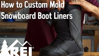 Snowboarding How to Custom Mold Snowboard Boot Liners [upl. by Beatrix854]