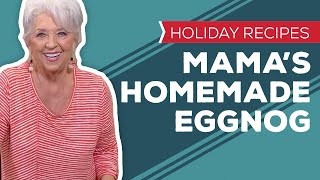 Holiday Recipes Mamas Eggnog Recipe [upl. by Lezlie182]