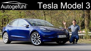 Tesla Model 3 FULL REVIEW Long Range model 2020  Autogefühl [upl. by Ryon741]