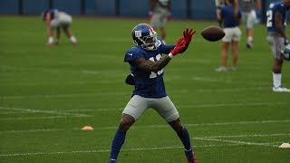 Giants Odell Beckham practice highlights [upl. by Naujud]