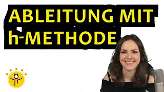 ABLEITUNG mit hMETHODE berechnen – Differenzenquotient Differentialquotient Beispiel x3 [upl. by Philipp]