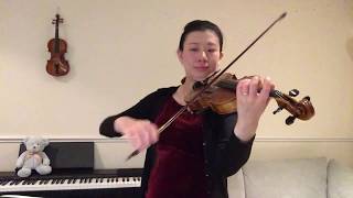 ABRSM Grade 2 Violin Exam 20202023 A3 Minuett [upl. by Ahcsim]