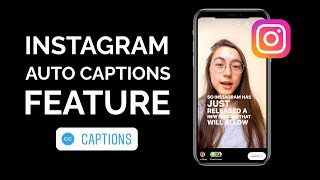 How to Add Auto Captions to Instagram Stories New Captions Sticker and Feature for Stories [upl. by Prochoras]