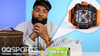 10 Things Odell Beckham Jr Cant Live Without  GQ Sports [upl. by Drof]