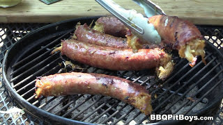 How to grill Kraut Stuffed Sausages  Recipe [upl. by Ut]