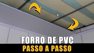 Forro de pvc prenda passo a passso PVC Cladding  with subtitles 17042015 [upl. by Attehcram376]