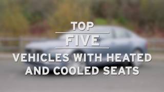 Top 5 Vehicles with Heated and Cooled Seats  AutoNation [upl. by Legim590]