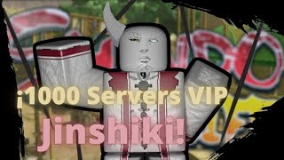 quot1000 Servidores Jinshiki Update Eventquot  Private Server Codes  Shindo Life [upl. by Selwin]