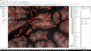 ArcGIS  Creating Contours from Rasters in ArcMap [upl. by Emmit]