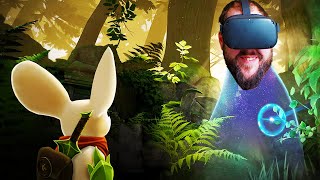 One Of The BEST Oculus Quest Platform Games  Moss VR [upl. by Halyahs]