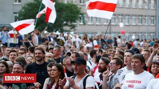 Belarus protests continue despite crackdown  BBC News [upl. by Ever]