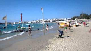 Saint Georges Beach in Naxos Greece [upl. by Ibby]