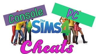 HOW TO USE CHEATS  Console  PC  SIMS 4 [upl. by Kisung]