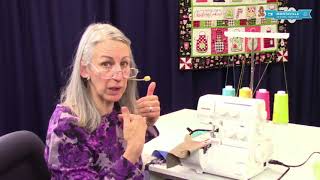 Janome 8002D Serger Overlock Lesson  Basic Operations [upl. by Bird]