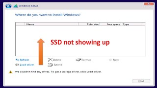 SSD Not Showing Up While Windows Installation SATA M2 RAID how to fix hard Drive Not Showing [upl. by Eng874]