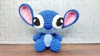 STITCH  HOW TO CROCHET  AMIGURUMI TUTORIAL [upl. by Sarat]