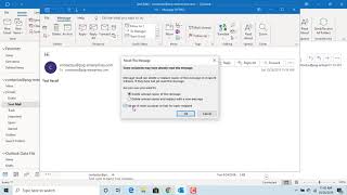 How to Recall sent email message in Outlook  Office 365 [upl. by Nylaras311]