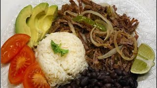 Vaca frita  Cuban fried shredded beef [upl. by Worsham]