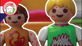 Playmobil filmpje Nederlands Waterpokken  Familie Huizer [upl. by Yriek]