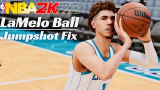 NBA2K23 LaMelo Ball Jumpshot Fix [upl. by Lauri]