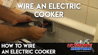 How to wire an electric cooker [upl. by Paloma292]