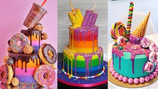 More Colorful Cake Decorating Compilation  Most Satisfying Cake Videos [upl. by Gardol]