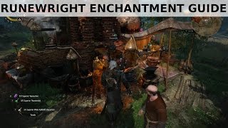 Witcher 3  Best Runewright Enchanting  Guide [upl. by Augustine694]