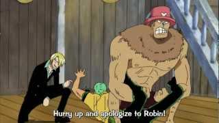 One Piece Funny Moment  Zorro Vs Chopper amp Sanji Ennies Lobby [upl. by Dale]