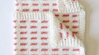 Crochet Ribbed Blanket Border [upl. by Joon]