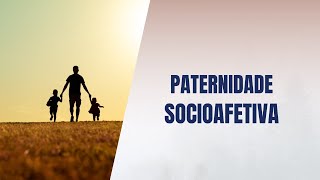 Paternidade socioafetiva [upl. by Ylhsa]