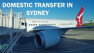 SYDNEY AIRPORT DOMESTIC TRANSFER Terminal 3 Qantas to Terminal 2 [upl. by Arihay]