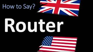 How to Pronounce Router CORRECTLY [upl. by Balthazar]