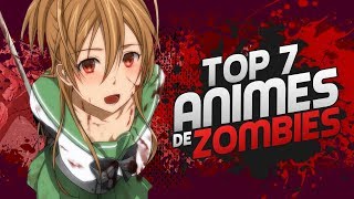 Top 7 Animes de zombies 2024 [upl. by Rabin]