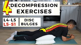 L4 L5  L5 S1 disc bulges decompression exercise for immediate pain relief [upl. by Veronique594]