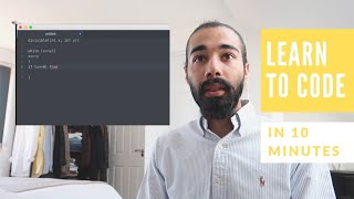 basics of CODING in 10 minutes [upl. by Nonnag382]