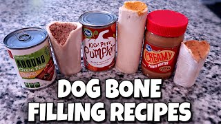 DIY Dog Bone Filling  3 Recipes 📍 How To With Kristin [upl. by Gabriello]